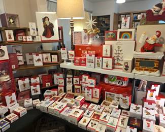 Hundreds of Hallmark Ornaments - 1980's to 2024