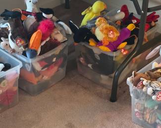 Ty Beanie Buddy's, Beanie Babies, McD Teeny Beanies, Pillow Pals, Collector Club....Oodles and Oodles!! So dang cute!