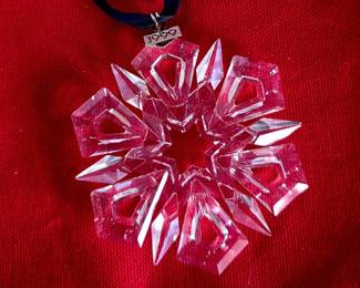 1999 Swarovski Annual Snowflake Ornament