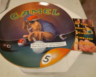 Vintage Camel Cigarettes Plate