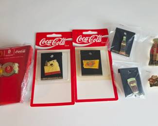 Coca Cola pins
