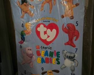 McDonald's Teenie Beanie Display Sign