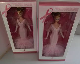 Susan G Komen Pink Ribbon Barbies