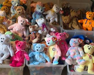 Ty Beanie Buddy's, Beanie Babies, McD Teeny Beanies, Pillow Pals, Collector Club....Oodles and Oodles!! So dang cute!