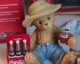 Coca-cola Cherished Teddies figurine