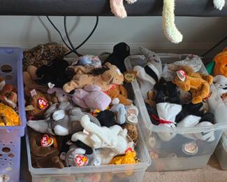 Ty Beanie Buddy's, Beanie Babies, McD Teeny Beanies, Pillow Pals, Collector Club....Oodles and Oodles!! So dang cute!