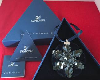 2008 Swarovski Annual Snowflake Ornament