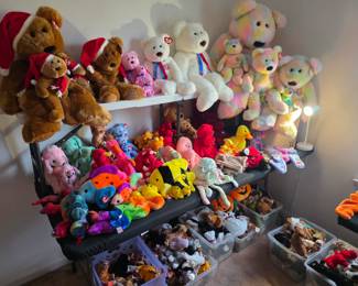 Ty Beanie Buddy's, Beanie Babies, McD Teeny Beanies, Pillow Pals, Collector Club....Oodles and Oodles!! So dang cute!