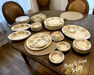 Wedgewood Litchfield - Service for 12 plus 2 serving bowls, 1 platter & 5 small bowls
Buy it Now $428