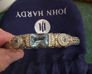 John Hardy Blue Topaz Bangle
