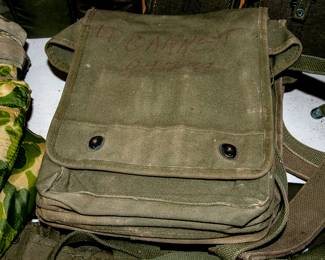 Military Uniforms and Equipment; field packs, map packs, canteens; caps, Gas Mask, MUCH MORE
