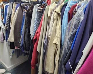 Men's shirts jackets pants clothing