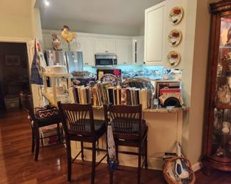 Kitchen packed to the gills with everything good