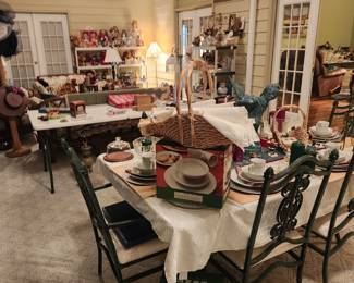 This is the place to Christmas shop I'm telling you it is a house packed with great items!!