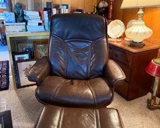 Stressless Chair and Ottoman