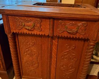 Antique Sewing Cabinet