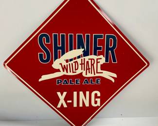 SHINER WILD HARE SIGN