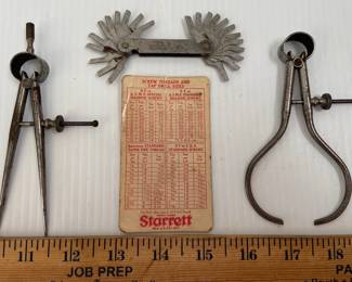 VINTAGE STARRETT TOOLS