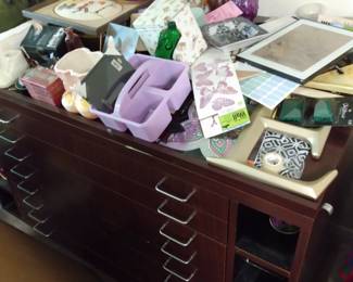 Art Desk Drafters Table Cabinet