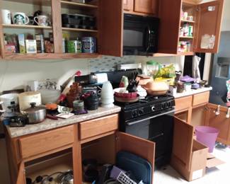 Coffee Cups Spices Cookers Pans