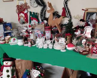 Christmas decorations lights ornament tins cans cake pans