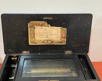 Antique music box