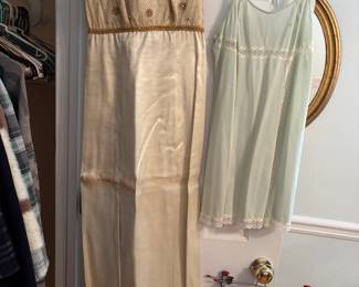 Vintage dresses and nightwear