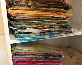 Cotton Quilting Fabric Pieces 44 in by 1 yard