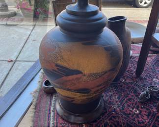 Haeger Earthwrap Pottery Lamp