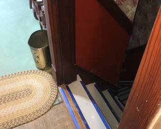 Stairs Lead To The 4912 A Basement ~ The Steps Are Located Just Before The 3rd Bedroom ~ Be Careful On The Steps ~ These Are The Only Steps That Are Being Used To Get To The Basement ~ All Purchases Need To Be Brought Back Up The Staircase To The Second Floor ~ Any Large Purchases Can Be Taken Out Of The Walkout In The Basement