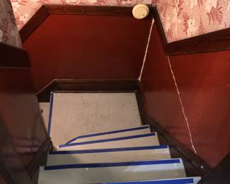 4912 A Stairs Leading To The Basement ~ The Stairs Are Steep ~ Please Be Careful!