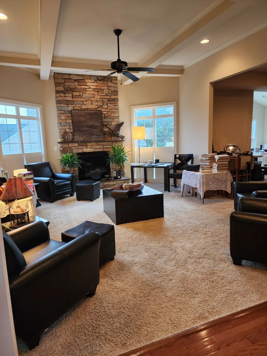 Copper Goose Weathervane, Leather Accent Chairs, Treenware Tray, Aroma Pueblo Pottery, Black Cube Footed Ottoman, Standish Patio Dining Table w/ Chairs, Victorian Cast Iron Coal Shuttle, Black Sq. Accent Table