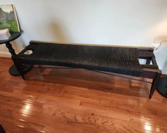 CB2 Jute Rope Bench