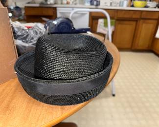 Black hat from Boston Store 1950s