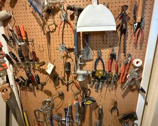 tools will be sold on Saturday