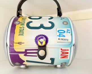 Az license plate purse
