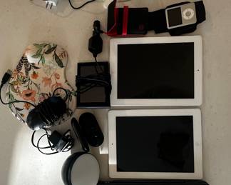 iPod nano with original charger, apple ipads, Dell Chromebook, wireless earbuds and much more