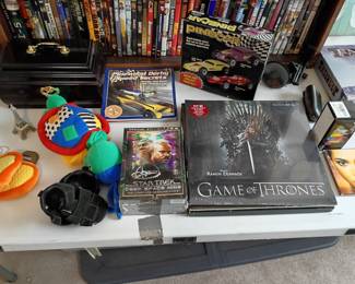 massive DVD, Blueray, CD, and book collection 