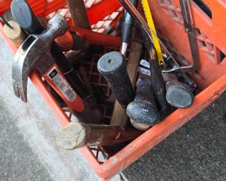 TONS OF TOOLS  AND SUPPLIES!! im not naming them all but handtools, eletric tools, looks like a small home depot lol