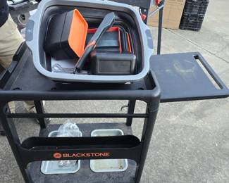 blackstone grill holder and extras 