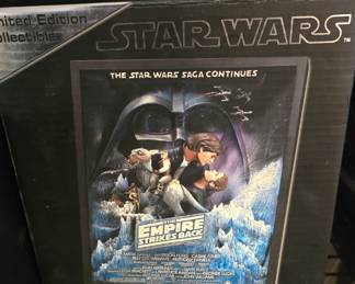 CODE 3 Star wars collection Limited edition movie poster. Collectible sculpture.