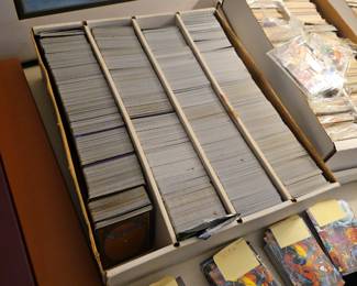Massive Magic the Gathering. Trading cards. From the 90s.