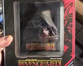Starwars Revenge of the Jedi Movie poster CODE 3 toy collection 