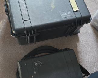 Pelican cases.