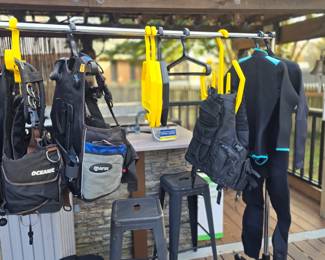 Dive equipment.
