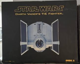 CODE 3 Star wars collection Darth Vader's TIE Fighter.