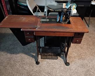 Singer sewing machine.