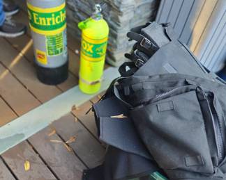 Dive equipment.