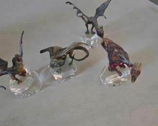 Harry Potter Noble collection. Dragons rare. These are all retired collectibles.