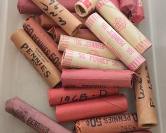 US Mint coin sets some silver. lots of wheat pennies, proof sets, foreign coins, foreign paper money and more 